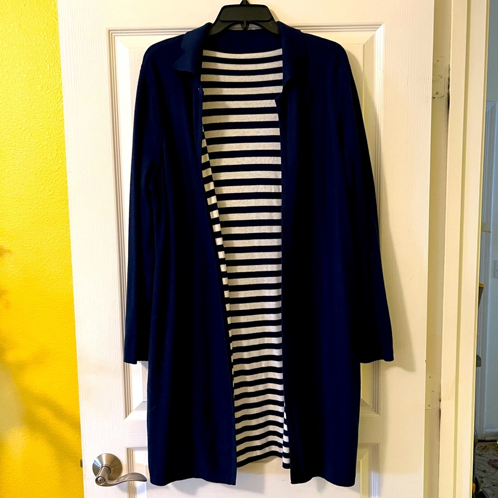 Chico’s navy sweater